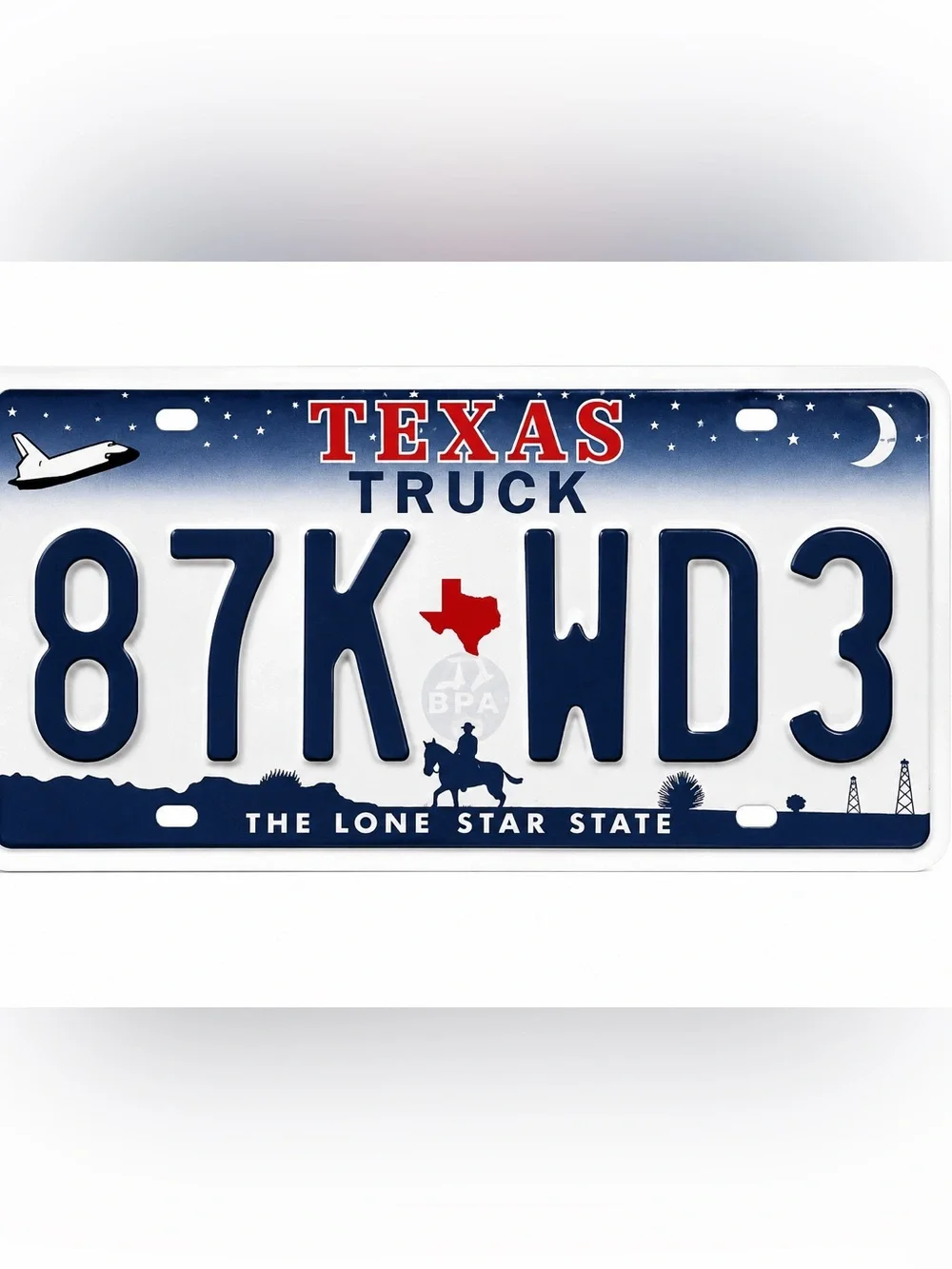 Texas Truck The Lone Star State License Plate